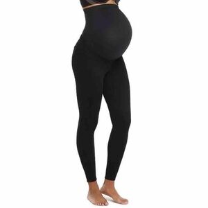 SPANX Mama Maternity Jean-ish Ankle Women’s Black Leggings Size XS